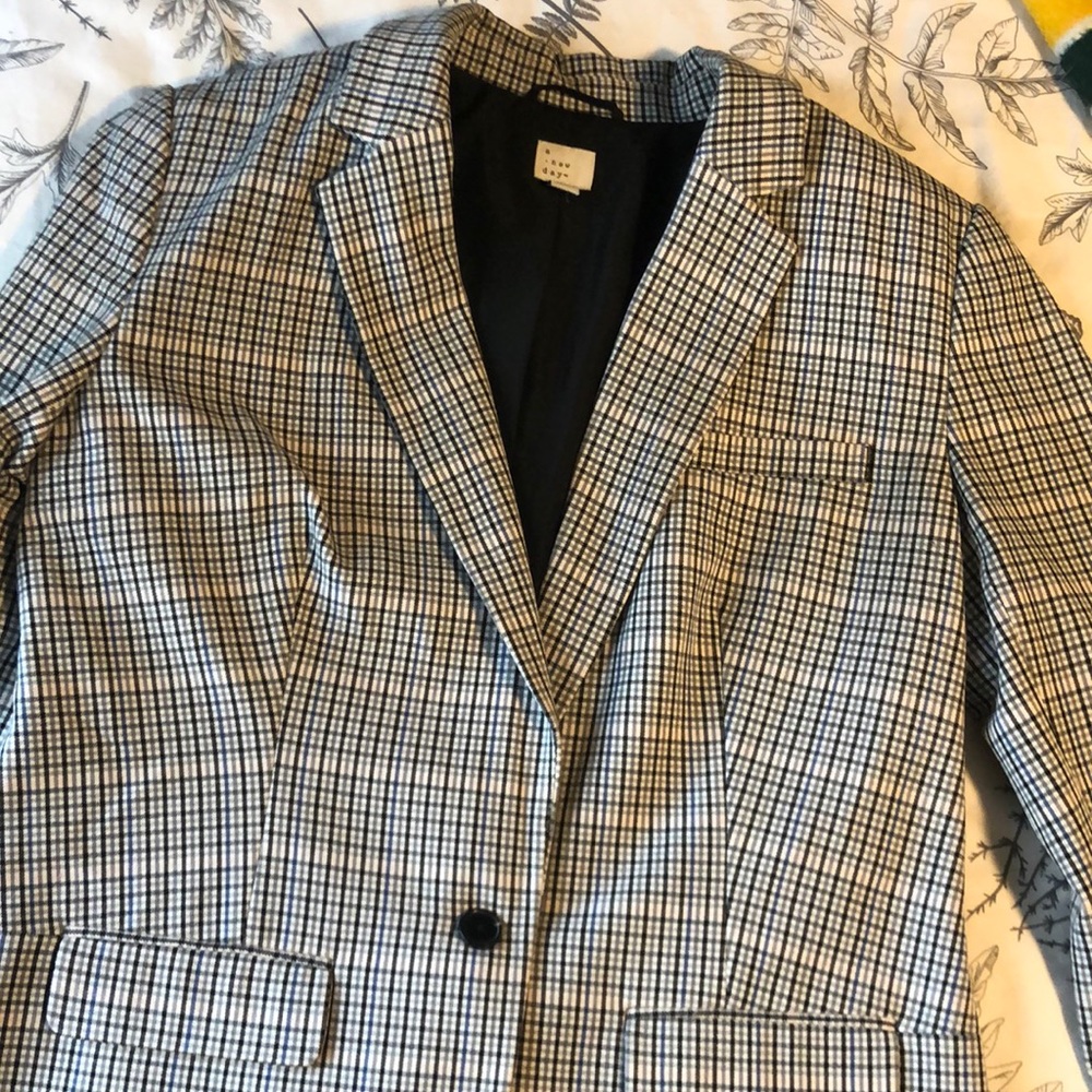 Plaid Blazer